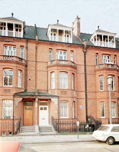 Oscar Wildes Haus in der Tite Street, Chelsea von English School